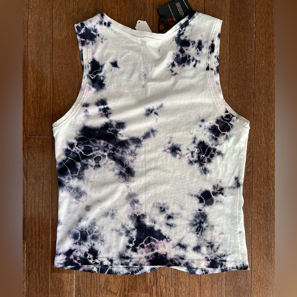 n:Philanthropy Lola Super Soft Tie Dye Distressed Tank Top - Picture 2 of 7